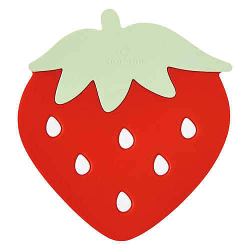 Silicone Trivet Strawberry, Red