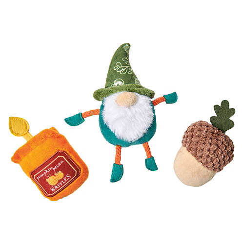 3 Pack Fall Catnip Toys - Candle/Gnome/Acorn