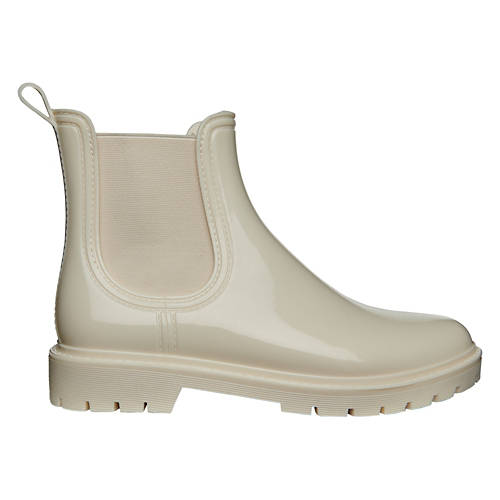 Ladies Chelsea Rain boots - Shiny Ivory, 9