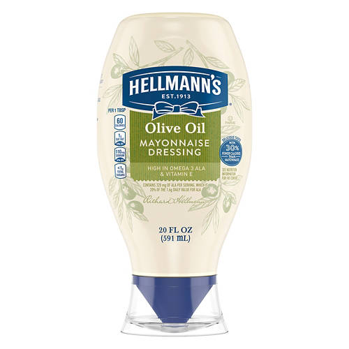 Olive Oil Mayonnaise Squeeze, 20 oz Product Image Front shot 01