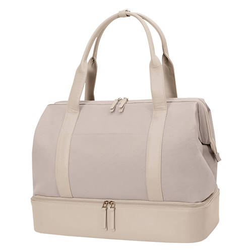 Weekender Bag, Beige Product Image Front shot 01