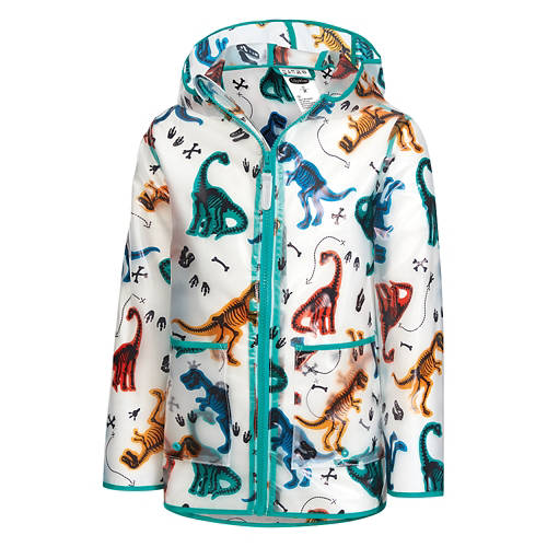 Children's Rain Jacket - Dinosaur, XS Product Image Front shot 01