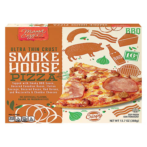 Smokehouse Ultra Thin Crust Pizza, 13.7 oz