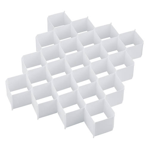 White Honeycomb Drawer Divider