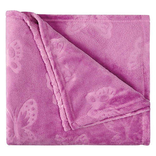 Full Size Super Soft Royal Plush Blanket - Butterfly