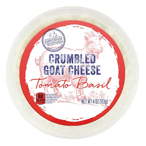 Sundried Tomato Crumbled Goat Cheese, 4 oz