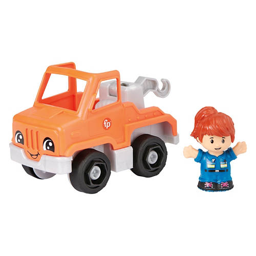 Kids Little People Figure & Car Tow Truck Toys