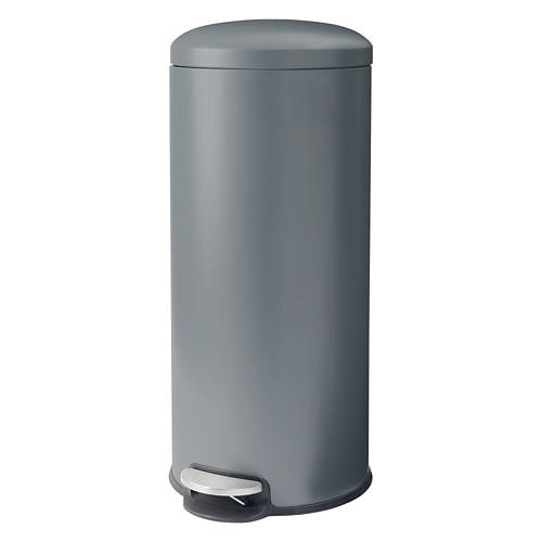 7.9 Gallon Trash Can, Gray