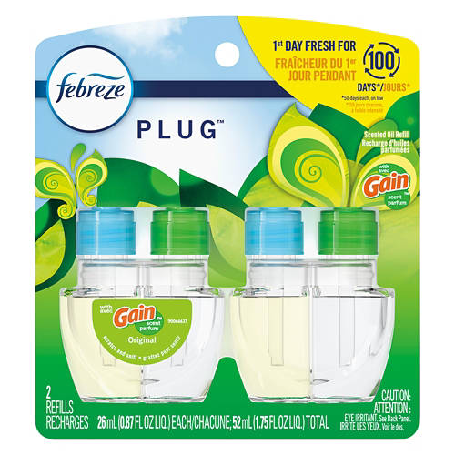 Plug Air Freshener Refill Gain Original, 2 count