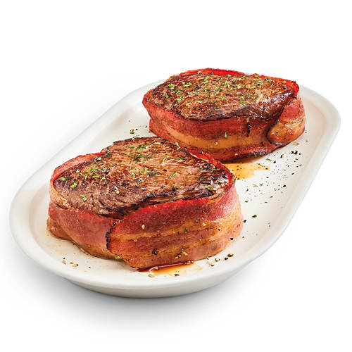 Bacon  Wrapped Beef Filet 2 pack, 10 oz