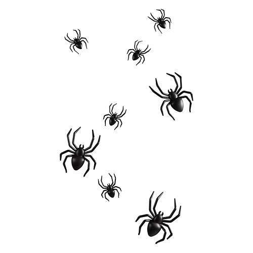 8 Pack Halloween Spiders