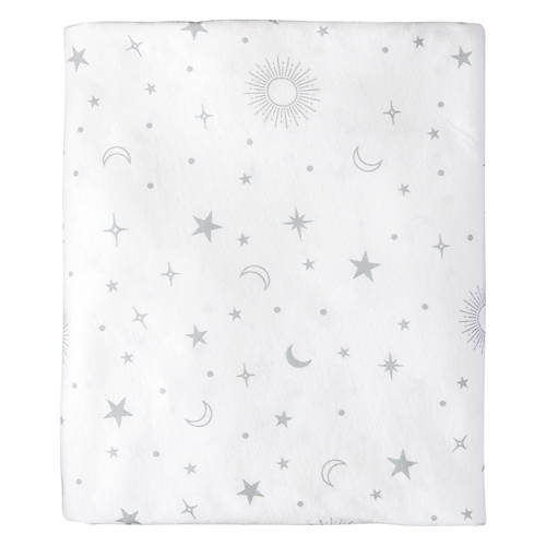 52"x28" Crib Sheet, Sun/Moon