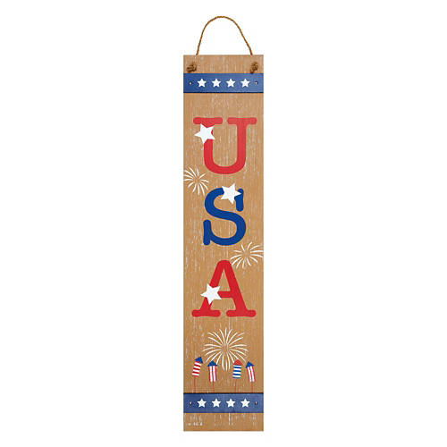 47" Reversible Porch Sign - USA/Sunshine Product Image Front shot 01