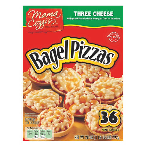 Three  Cheese Mini Pizza Bagels, 28 oz