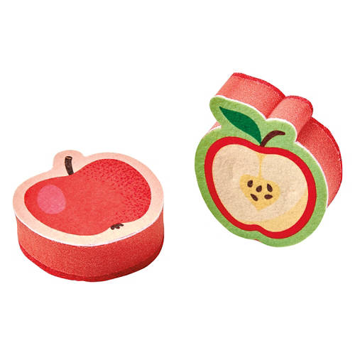 2 Pack Apple Shaped Sponges