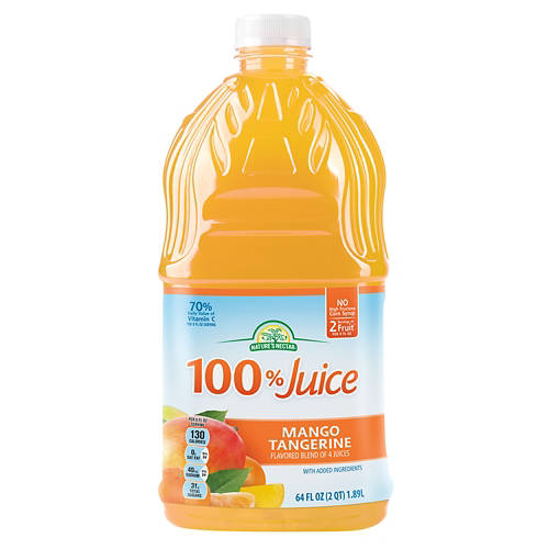 100% Mango Tangerine Juice, 64 fl oz Product Image Front shot 01