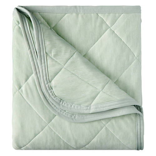 50" x 70" Soft Cooling Throw, Green