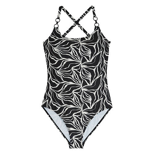 Ladies Swimsuit, Printed, XL Product Image Front shot 01