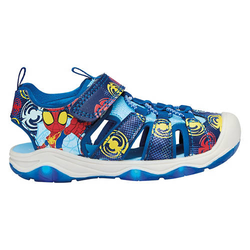 Toddler Spidey Character Light Up Sandal, 7