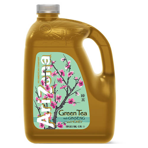 Green  Tea with Ginseng and Honey Iced Tea, 1 gal Product Image Front shot 01