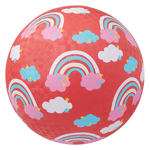 8.5" Playground Rubber Ball - Rainbow