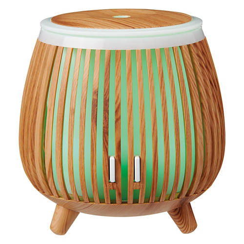 LED Ultrasonic USB Aroma Diffuser - Wood Grain