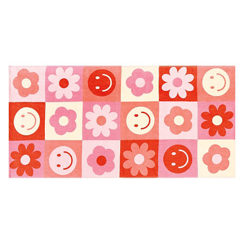 30" x  60" Super Soft Beach Towel - Checkerboard Product Image Front shot 01