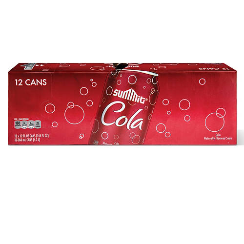 Cola, 12-Pack, 12 fl oz Soda Cans Product Image Front shot 01