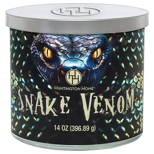 3 Wick Scented Candle - Snake Venom