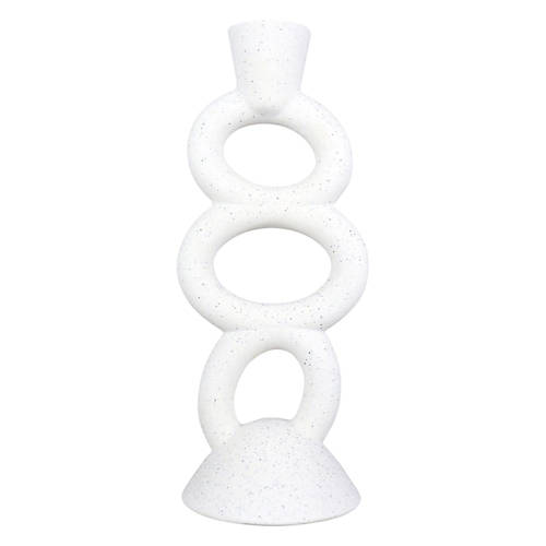 Stacked Circle Abstract Candle Holder