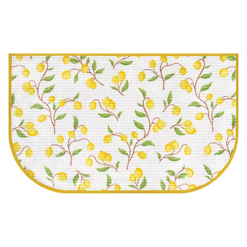 19.5" x 34" Bevington Kitchen Rug - Lemons Product Image Front shot 01