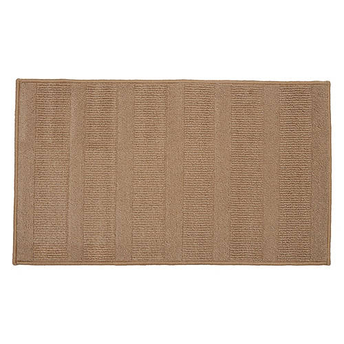20" x  34" Rectangle Shaped Kitchen Accent Rug - Tan Vertigo