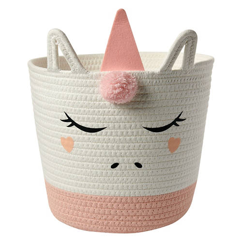 Childrens Decorative Rope Basket, Unicorn