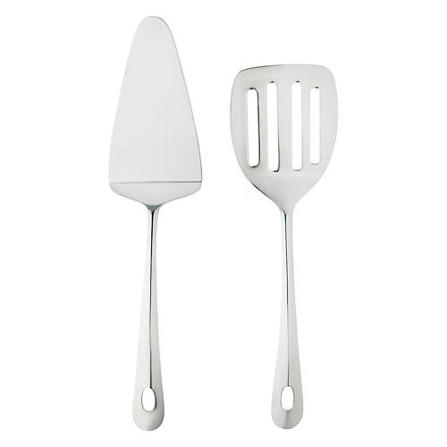 2 Piece Stainless Steel Utensil Set - Pie Server