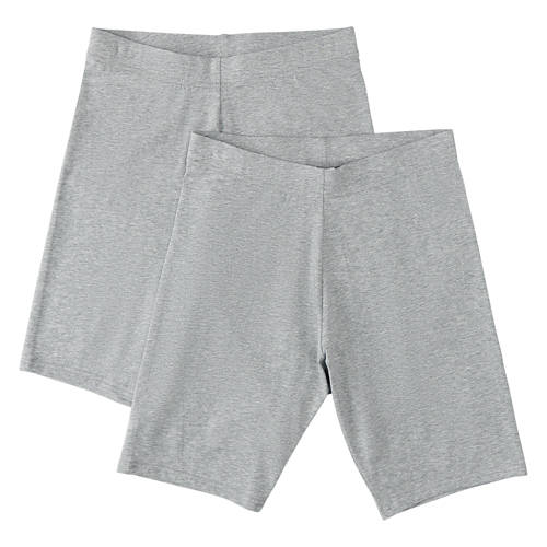 2 Pack Ladies Bike Shorts - Grey, M