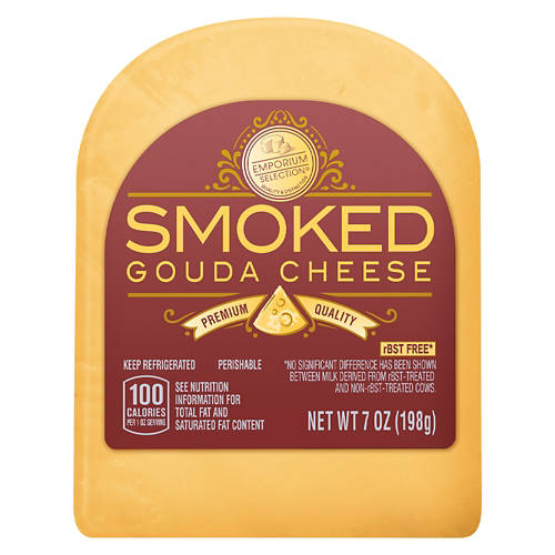 Smoked Gouda  Cheese Wedge, 7 oz