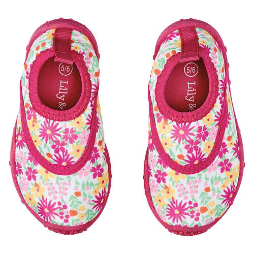 Toddler Water Shoes - Floral, 5/6