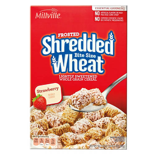 Strawberry Frosted Shredded Wheat Cereal, 16.3 oz