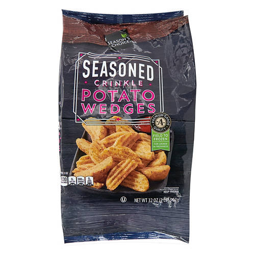 Crinkle Potato Wedges, 32 oz Product Image Front shot 01