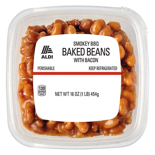 Smokey BBQ Baked Beans with Bacon, 16 oz Product Image Front shot 01