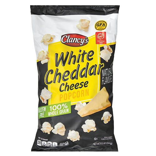 White Cheddar  Cheese Popcorn, 8.5 oz Product Image Front shot 01