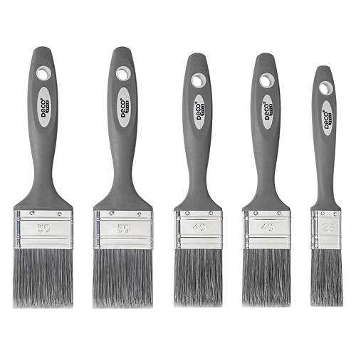 5 Piece Soft Touch Paint Brush Set