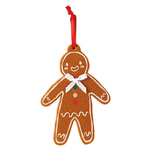 Gingerbread Man Gift Topper