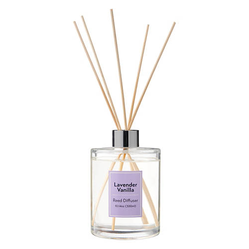 Glass Reed Diffuser - Lavender Vanilla, 10.14 oz