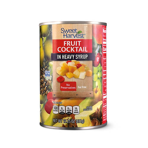 Fruit Cocktail in Heavy Syrup, 15.25 oz