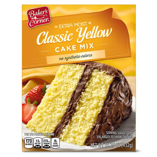 Extra  Moist Classic Yellow Cake Mix, 15.25 oz