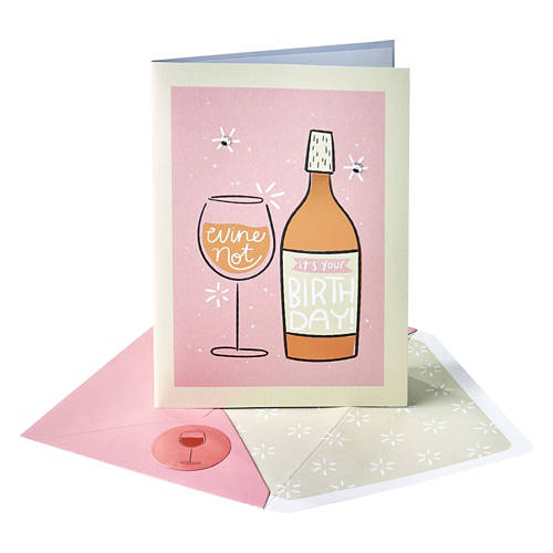 Greeting Card - Wine