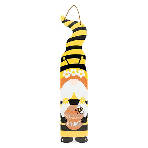 Reversible Porch Sign, 4th of July/Bee Gnome