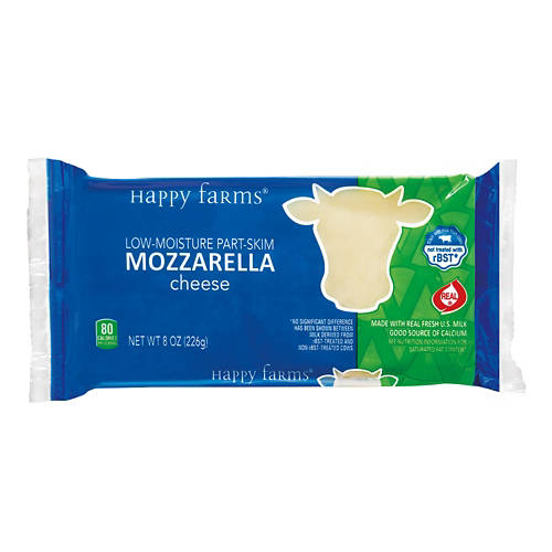 Mozzarella  Cheese Block, 8 oz