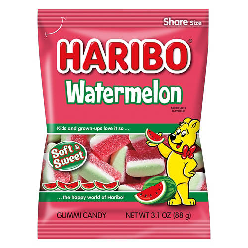 Watermelon Flavored Gummy Candies, 3.1 oz Product Image Front shot 01
